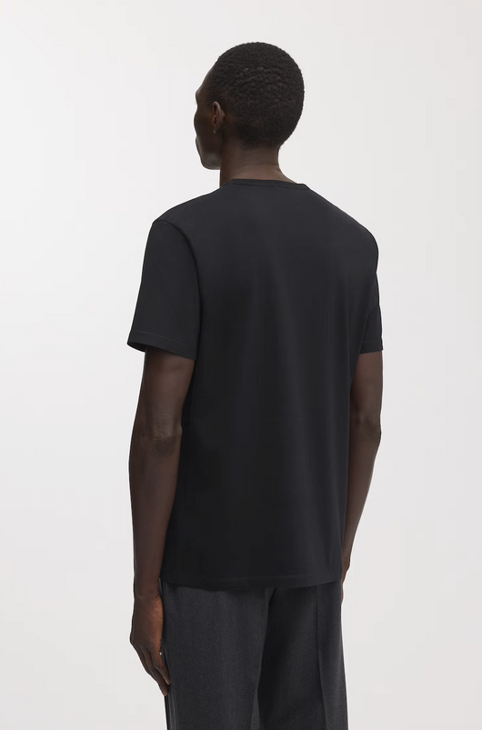 Cotton T-Shirt in Black